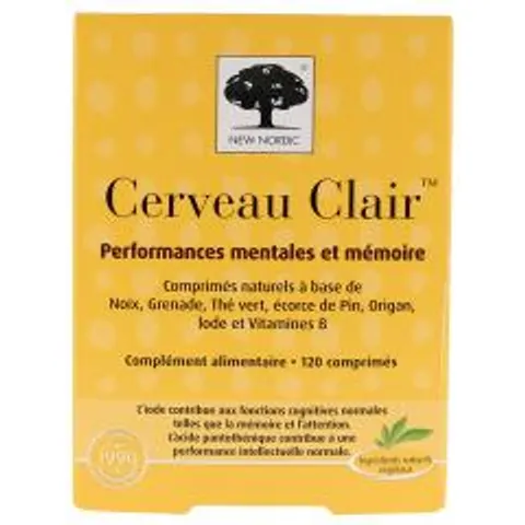 Nordic Cerveau Clair 120 Comprimés - Boîte 120 Comprimés – image 1