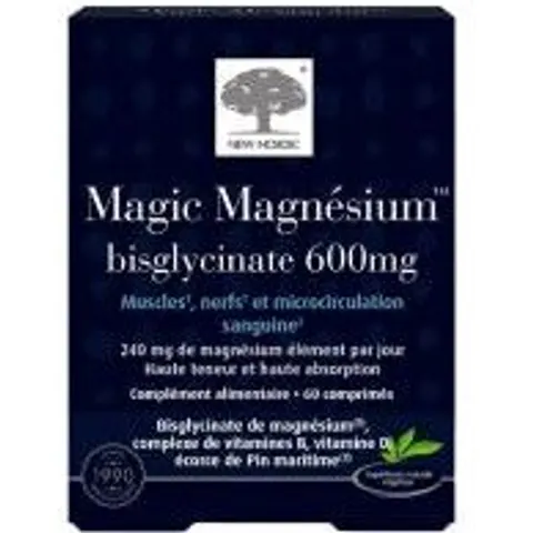 Nordic Magic Magnésium Bisglycinate 60 Comprimés - Boîte 60 comprimés – image 1