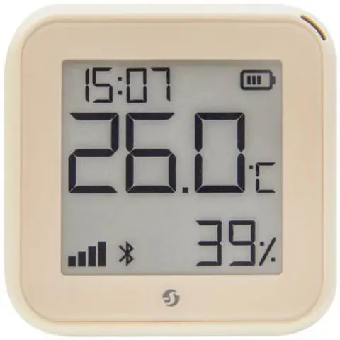 Shelly H&T Gen 3 Mocha Funk-Temperatursensor, -Luftfeuchtesensor Bluetooth, Wi-Fi – Braun – Bild 1