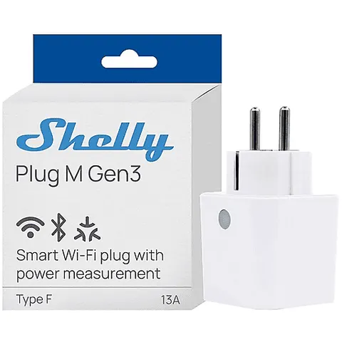 Shelly · Plug & Play Plug M Gen3 White – 073602 – Bild 1