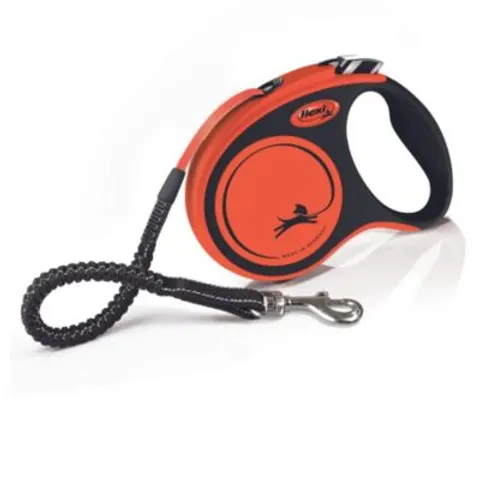 Flexi XTREME retractable leash orange/ black S, 5 m – image 1
