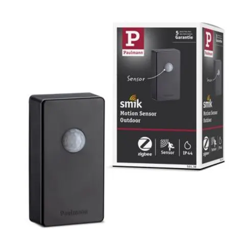 Paulmann SMIK Smart Outdoor Sensor, Zigbee 3.0, black IP44 – image 1