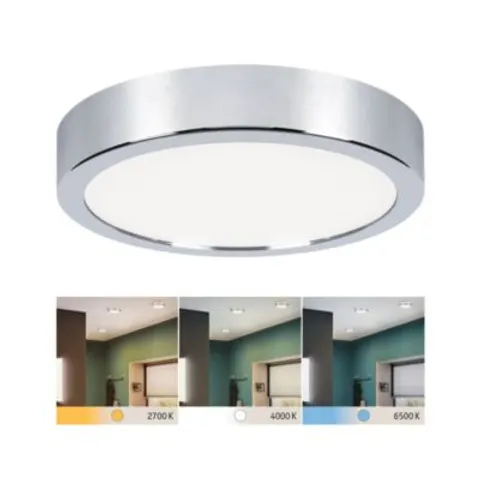 Paulmann Aviar LED ceiling lamp WhiteSwitch Ø 22cm – chrome – image 1