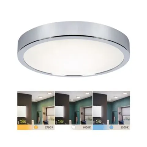 Paulmann Aviar LED ceiling lamp WhiteSwitch Ø 30cm – chrome – image 1