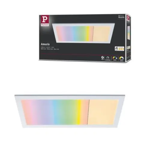 Paulmann Amaris LED-Panel, ZigBee, 60x30cm, RGBW – weiß matt – Bild 1