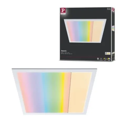 Paulmann Amaris LED panel, ZigBee, 60x60 cm, RGBW – matt white – image 1