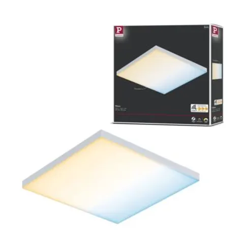 Paulmann Velora LED panel ZigBee 29.5x29.5cm 10.5W – white – image 1