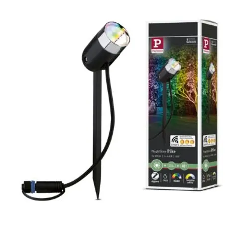 Paulmann Plug & Shine Pike Rgbw Spot 40 ° Anthrazit – Bild 1