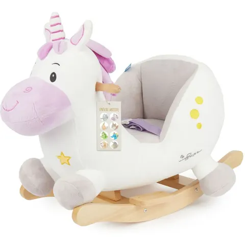 Bieco Schaukeltier Einhorn – weiss – Bild 1