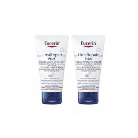 Eucerin Urearepair Plus Crema De Manos 5% Urea Duplo 2 Uds 75 ml – imagen 1
