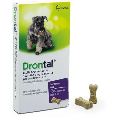 Drontal Multi Aroma Carne Per Cani 6 Compresse – immagine 1