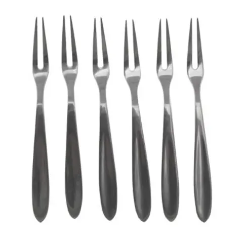 Lot de 6 fourchettes à escargots 12,5 cm Fackelmann – image 1