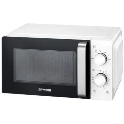 Severin MW 7885 Mikrowelle Weiß, Schwarz 700 W Timerfunktion – Bild 1