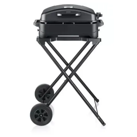 SEVERIN Standgrill PG 8598 mit Abdeckung & Gestell, schwarz – Bild 1