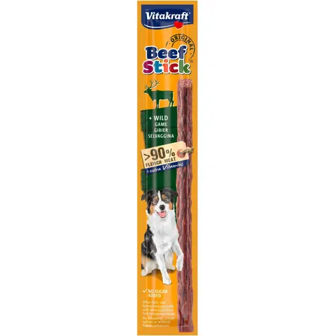 Vitakraft BEEF STICK SELVAGGINA – immagine 1