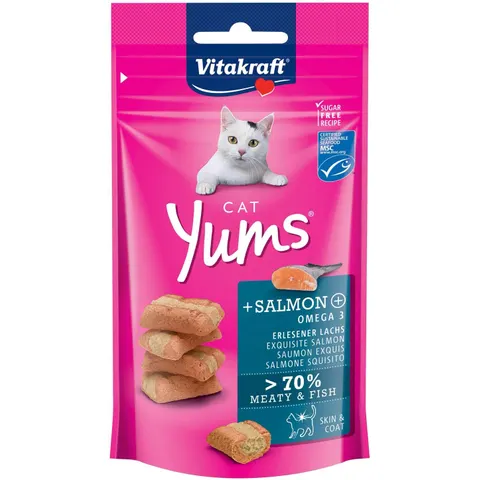 Bocconcini Cat Yums salmone MSC 40 g – immagine 1