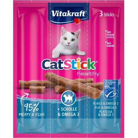 Vitakraft CAT STICK MINI SOGLIOLE&OMEGA 3 – immagine 1
