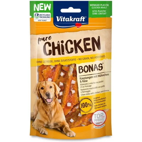 Vitakraft BONAS BASTONCINI POLLO C/FORMAGGIO 80 GR. – immagine 1
