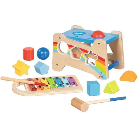 Hammer bench with xylophone – afbeelding 1