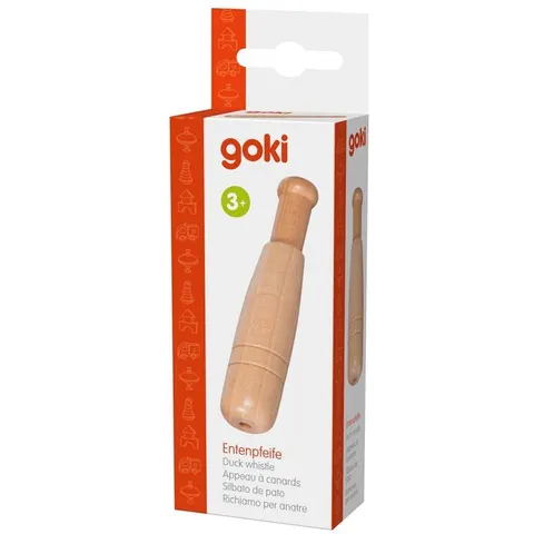 Goki Houten Eendenfluit – afbeelding 1