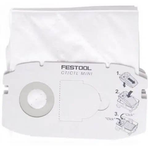 Festool filterzakken CTL MINI (5 Stuks) – afbeelding 1