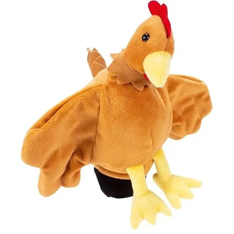 Beleduc Handpuppe Huhn – braun – Bild 1