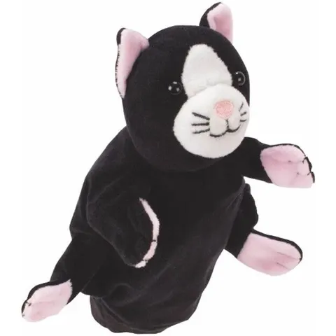 Beleduc Handpuppe Katze – schwarz – Bild 1