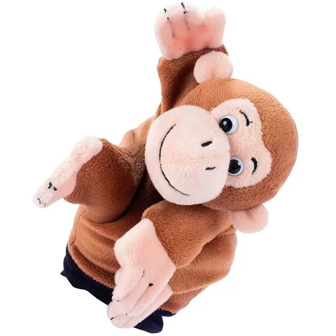 Beleduc Handpuppe Affe – braun – Bild 1