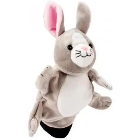 Beleduc Handpuppe Hase – grau – Bild 1