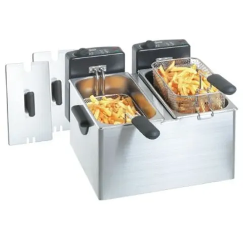 Friteuse professionnelle à poser mini II - 2 x 4 Litres - Bartscher – image 1