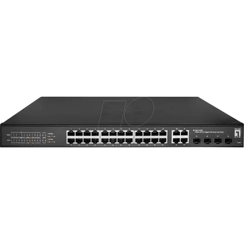 LevelOne Switch 28 Puertos 10/100/1000Mbps GES-2128P - LEVEL ONE – imagen 1
