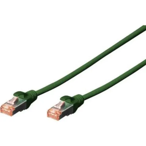 Digitus CAT 6 S/FTP Patch Cable. 5 m. Green – image 1