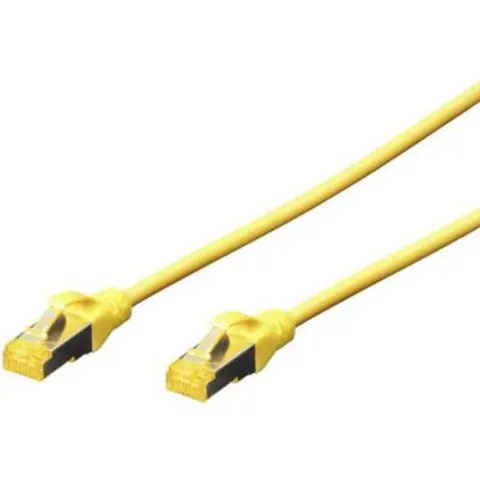 DIGITUS Patchkabel, Kat. 6A, S/FTP, 2,0 m, gelb – Bild 1