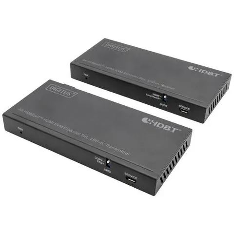 Digitus 4K HDBaseT™ HDMI KVM Extender Set, 150 m – Bild 1