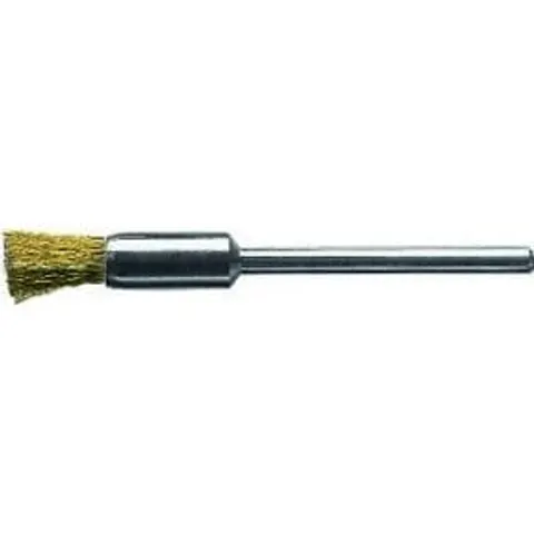 Lessmann Miniatur-Pinselbürste Messing gew. 5x0,1mm – Bild 1