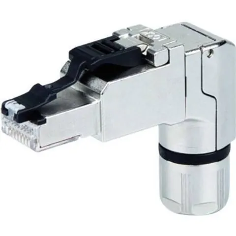 Telegärtner RJ45-Stecker MFP8 PROFINET gewinkelt (100023063) – Bild 1