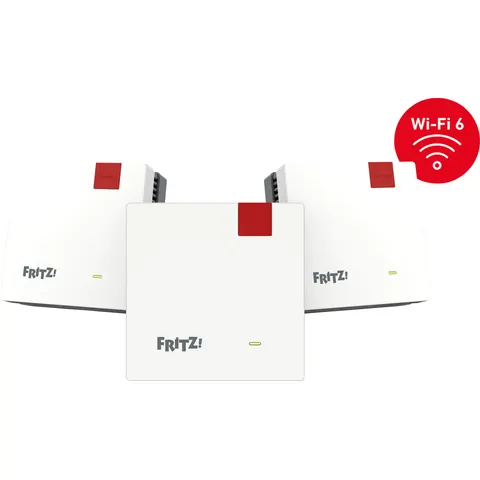 FRITZ Mesh Set 1600 (3er Pack) WLAN Repeater – Weiß – Bild 1