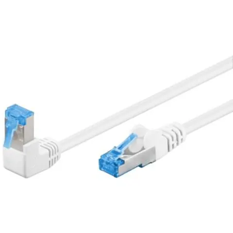 GOOBAY 51565 - Cable de interconexiones Cat.6a S/FTP acodado/recto, 2 m – imagen 1