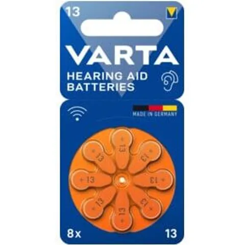 Batterij VARTA hoortoestel 8x 13 – afbeelding 1