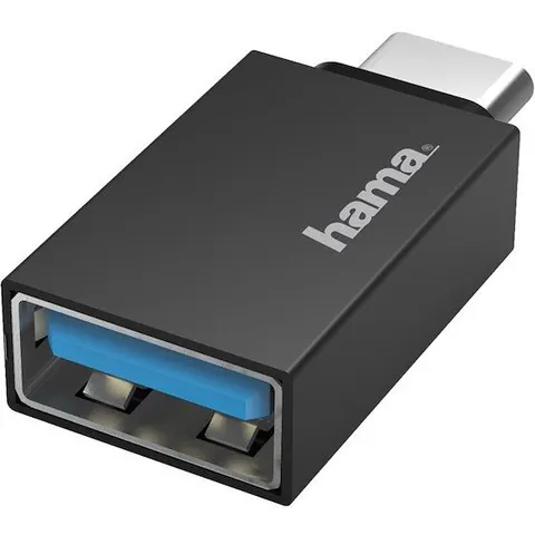 Hama USB OTG Adapter USB-C Plug - USB Socket USB 3.2 Gen 1 5 Gbit/s – image 1