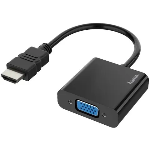 Adapter Hama HDMI-VGA zwart – afbeelding 1