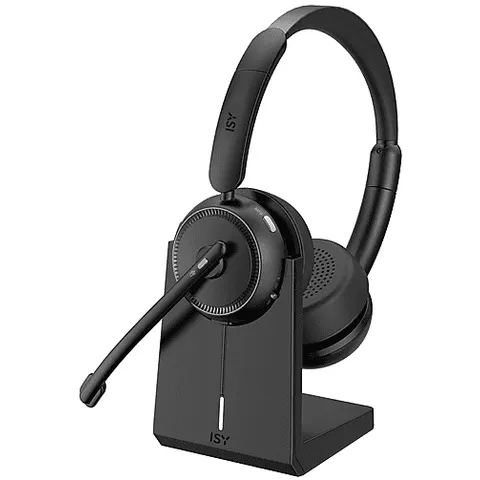 ISY IHS-8200 Wireless, On-ear Gaming Headset Bluetooth Schwarz – Bild 1