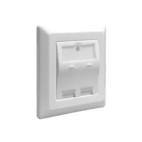 DELOCK 86202 - Keystone junction box, 2 port – image 1