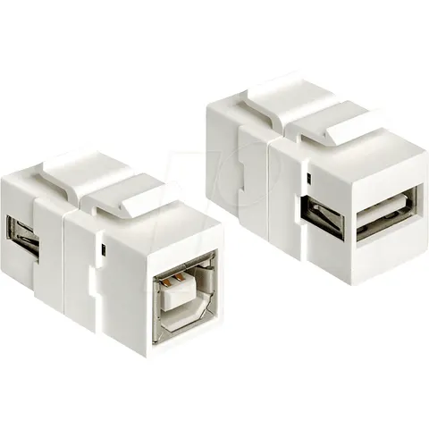 Delock - Keystone Modul USB 2.0 A Buchse - USB 2.0 B Buchse – afbeelding 1
