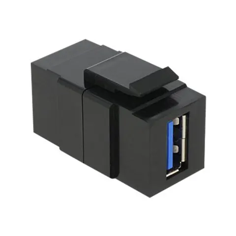 DELOCK 86369 - Módulo Keystone USB 3.0 conector hembra A > conector hemb – imagen 1