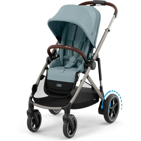 Cybex Kinderwagen e-Gazelle hellblau – Bild 1