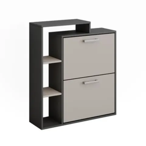 Vicco Basculeur à chaussures Anthracite/gris 80x90cm – image 1