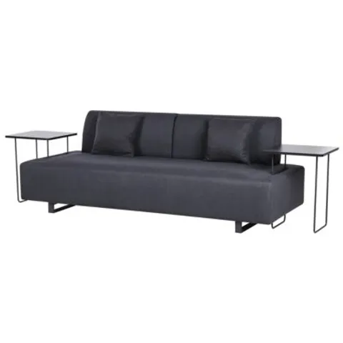 SOKNA - Driezitsbank - Zwart - Polyester – afbeelding 1