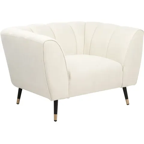 ORSTA - Fauteuil - Lichtbeige - Polyester – afbeelding 1