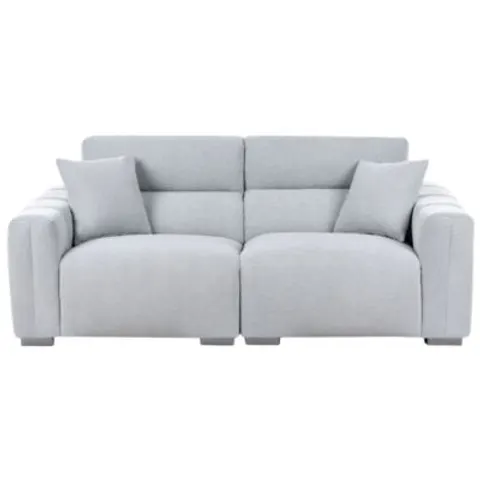 FAUSKAN - Driezitsbank - Lichtblauw - Polyester – afbeelding 1